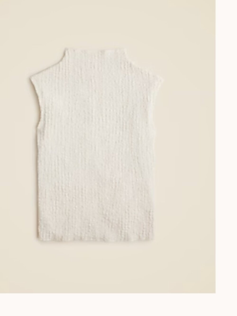 NWT JCrew Bubble-knit mockneck top